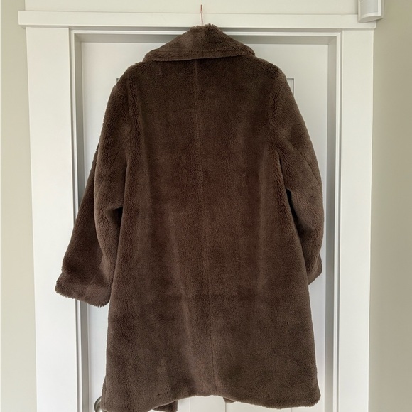 H&M Teddy Faux Fur Coat Sz SM - Picture 3 of 6